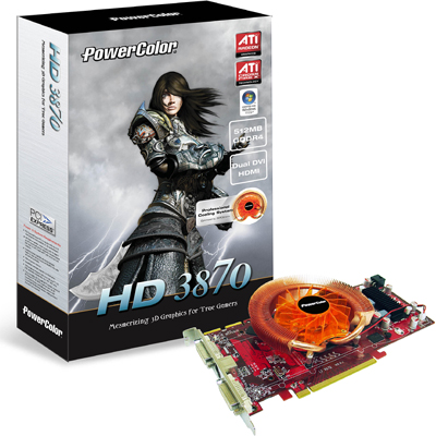 ٰT HD 3870 512MB PCS DDR4 256bit PCI-E 3DϧΥ[td